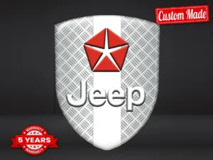 Jeep Printed Logo Stickers Racing High Quality Customizable